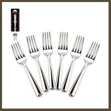 Northcity Sade Yemek Çatalı (6'lı) Bx