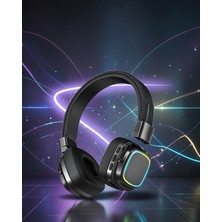 Lims Store Katlanabilir Rgb Işıklı Bluetooth 5.3 Kulak Üstü Kulaklık UCZZZXY30SODO-1