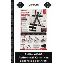 Carlburn Relife Av-01 Abdomınal Karın Kas Egzersiz Spor Aleti Fitness Ürünü Vücut Geliştirme Form Tutma