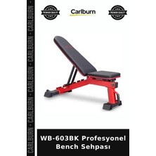 Carlburn Özel Üretim WB-603BK Profesyonel Bench Sehpası Hareket Egzersiz Form