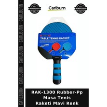 Carlburn Özel Üretim RAK-1300 Rubber-Pp Masa Tenis Raketi Mavi Renk Performans Takım Raket