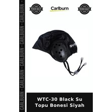 Carlburn Özel Seri Wtc-30 Black Su Topu Bonesi Siyah Havuz Malzemesi Yüzme Boneyi Antrenman Eşyası