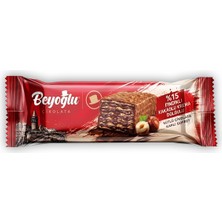 Beyoğlu %15 Fındıklı Sütlü Çikolata Kaplı Gofret 40 gr - 24 Adet