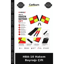 Carlburn Özel Üretim Hba-10 Hakem Bayrağı Çift Karşılaşma Antrenman