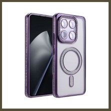 Northcity Mi 17T Joke Simli Magneticsafe Kılıf - Derin Mor Bx