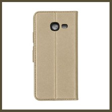 Northcity Samsung Galaxy J4 Plus Trend S Plus Kapaklı Kılıf - Gold Bx