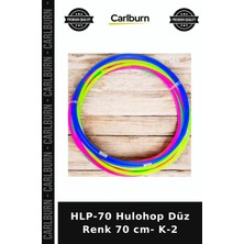 Carlburn Premium Hlp-70 Hulohop Düz Renk 70 Cm- K-2 Egzersiz Halkası Beden Eğitimi Vücut Çemberi