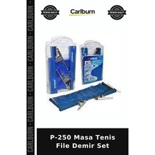 Carlburn Premium P-250 Masa Tenis File Demir Set Hobi Ürünü Raket Sporu Salon Gereci