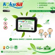 Kokusil Ayakkabı Dolabı, Gardırop Koku Giderici ve Koku Emici Siyah