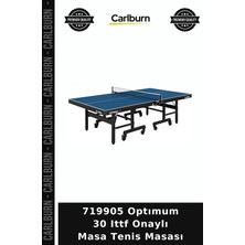 Carlburn Delux Serisi 719905 Optımum 30 Ittf Onaylı Masa Tenis Masası Aktivite Rekabet Eğlence