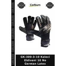 Carlburn Premium GK-300-3-10 Kaleci Eldiveni 10 No German Latex Yetişkin Tutan Sezon