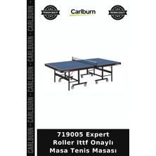 Carlburn Delux Serisi 719005 Expert Roller Ittf Onaylı Masa Tenis Masası Kulüp Arkadaş Hobi