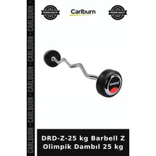 Carlburn Premium Drd-Z-25 kg Barbell Z Olimpik Dambıl 25 kg Fitness Kas Kol