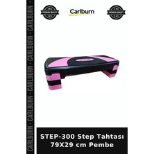 Carlburn Premium STEP-300 Step Tahtası 79X29 cm Pembe Sportif Antrenman Pratik