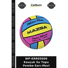 Carlburn Özel Seri WP-KRR05000 Kauçuk Su Topu Pembe-Sarı-Mavi Bahçe Oyun Deniz Kenarı Arkadaş