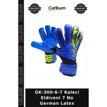 Carlburn Premium GK-300-6-7 Kaleci Eldiveni 7 No German Latex Maç Ekipmanı Rekabet Aracı Oyun Gereci