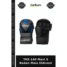 Carlburn Premium TKE-140 Mavi S Beden Mma Eldiveni Ekipman Pratik Erkek