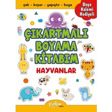 Pinokyo Yayınları Çıkartmalı Boyama Hayvanlar