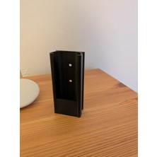 Be 3D Baskı Duvara Monte Tek Kumandalık Dikey Kumanda Tutucu Slim Kumanda Askısı Siyah Najmaddin