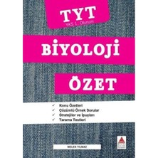 Delta Kültür Yayınevi Tyt Biyoloji Özet (Yks 1. Oturum)