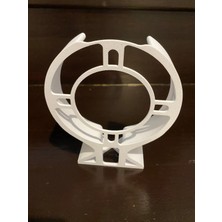 Najmaddin Be 3D Baskı Silindirik Mesh Router Duvar Standı Beyaz Havalandırma Delikli Modem Duvar Askısı 1