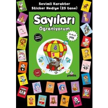 Beyaz Panda Yayınları Stickerlı 3+4+5 Yaş Sayıları Öğreniyorum