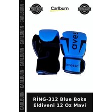 Carlburn Özel Seri RİNG-312 Blue Boks Eldiveni 12 Oz Mavi Antrenman Aracı Spor Aleti
