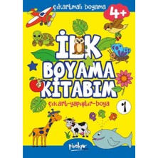 Pinokyo Yayınları Çıkartmalı Ilk Boyama Kitabım 4+ Yaş-1