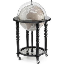 Zoffoli Elegance Noir Haritalı Dünya Bar Servis 58x93cm