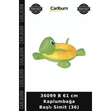 Carlburn Özel Seri 36099 B 61 cm Kaplumbağa Başlı Simit (36) Çocuk Simidi Havuz Aksesuarı Tatil Aracı