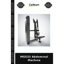 Carlburn Premium MGS33 Abdomınal Machıne Vücut Geliştirme Egzersiz Fitness
