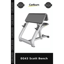 Carlburn Delux Serisi EG43 Scott Bench Fitness Aktivite Güç