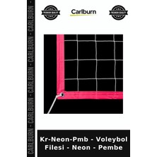 Carlburn Premium Kr-Neon-Pmb - Voleybol Filesi - Neon - Pembe Kapalı Alan Hediyelik Takım Sporu