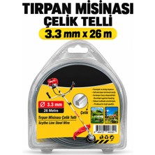 Ege Arge Tırpan Misinası Çelik Telli 3.3mm x 26MT