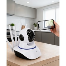 Poyraz Market Motorlu 5 Antenli 1080P Wifi Kamera LED Aydınlatmalı Uuczzzwifikameraaaaa3-1
