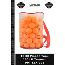 Carlburn Özel Seri Tb 80 Pinpon Topu 100'LÜ Turuncu PPT-SLX-001 Masaüstü Malzeme Hobi