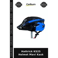 Carlburn Özel Üretim Hattrick KS25 Helmet Mavi Kask Stil Donanım Seyahat