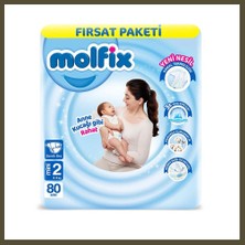 Northcity Bebek Bezi Fırsat Paketi 2 Beden 3-6 kg 80 Adet Bx