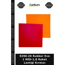 Carlburn Premium 9290-20 Rubber Evo 1 Red-1,8 Raket Lastiği Kırmızı Ekipman Antrenman Aktivite