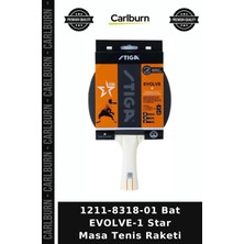 Carlburn Premium 1211-8318-01 Bat Evolve-1 Star Masa Tenis Raketi Oyuncu Gereci Raket Performans