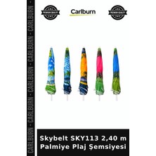 Carlburn Premium Skybelt SKY113 2,40 M Palmiye Plaj Şemsiyesi Gölgelik Teras Sezon