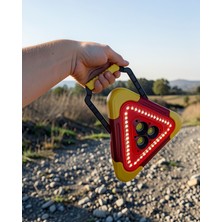 Freedom Storee Güneş Panelli Üçgen Işıklı Trafik Reflektör UUCZDP209REFLEKTÖR1