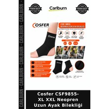 Carlburn Özel Seri Cosfer CSF9855- Xl Xxl Neopren Uzun Ayak Bilekliği Kullanım Antrenman Egzersiz