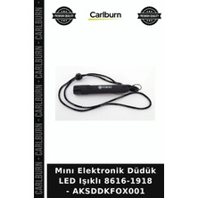 Carlburn Delux Serisi Mını Elektronik Düdük LED Işıklı 8616-1918 - AKSDDKFOX001 Antrenör Seri