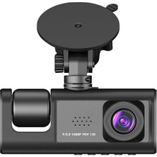 Odea Tr Çeşittech 3 Kameralı Araç Içi Kamera Seti - 2 Inç IPS Ekran, Ön, Iç ve Arka Full Hd Dash Cam, G-Sensör, Gece Görüşü ve Park Modu Destekli Araba Dvr Kayıt Cihazı