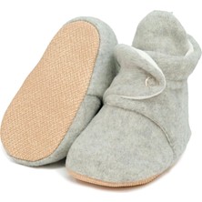 Odea Tr Bebek Patiği Kaydırmaz Taban, Polar Bebek Panduf Organik Pamuk Astarlı, Pamuklu Yenidoğan Pandufu Ev Kreş Ayakkabı, Bebek Ayakkabısı, Bebek Peluş Ev Terliği Patik Basic