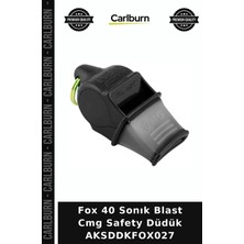 Carlburn Delux Serisi Fox 40 Sonık Blast Cmg Safety Düdük AKSDDKFOX027 Aksesuar Maç Antrenman Düdüğü