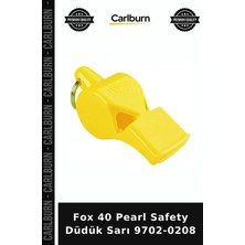 Carlburn Delux Serisi Fox 40 Pearl Safety Düdük Sarı 9702-0208 Antrenman Çağrı
