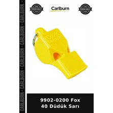 Carlburn Delux Serisi 9902-0200 Fox 40 Düdük Sarı Takım Ekipman Kurs