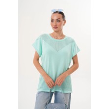 Efendix Baharlık Yıkamalı %100 Pamuklu Triko T-Shirt